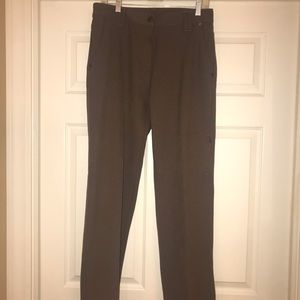 Woolrich pant with leg zipper detail-Hickory